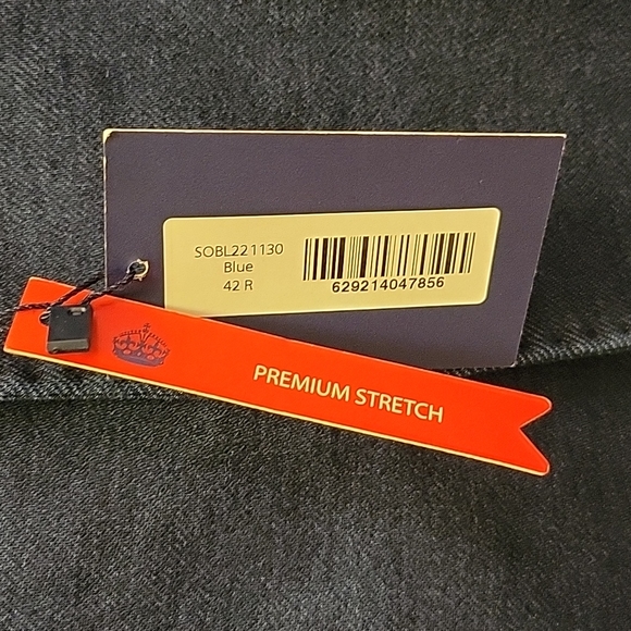 Like Denim Soul Of London Jacket Blue 42R Strech - Picture 14 of 15